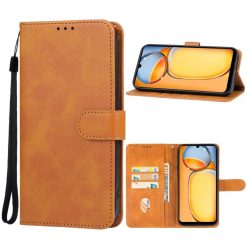 Lacné Kryty | Peňaženkové puzdro Splendid case hnedé – Xiaomi Redmi 13C / Xiaomi Poco C65 | Lacné Kryty