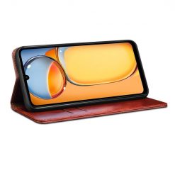 Peňaženkové puzdro Wax case hnedé – Xiaomi Redmi 13C / Xiaomi Poco C65 | Lacné Kryty Lacné Kryty | Peňaženkové puzdro Wax case hnedé – Xiaomi Redmi 13C / Xiaomi Poco C65 | Lacné Kryty