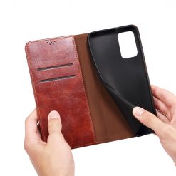 Peňaženkové puzdro Wax case hnedé – Xiaomi Redmi 13C / Xiaomi Poco C65 | Lacné Kryty Lacné Kryty | Peňaženkové puzdro Wax case hnedé – Xiaomi Redmi 13C / Xiaomi Poco C65 | Lacné Kryty