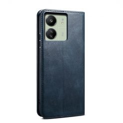 Lacné Kryty | Peňaženkové puzdro Wax case modré – Xiaomi Redmi 13C / Xiaomi Poco C65 | Lacné Kryty
