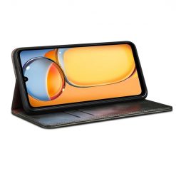 Lacné Kryty | Peňaženkové puzdro Wax case zelené – Xiaomi Redmi 13C / Xiaomi Poco C65 | Lacné Kryty