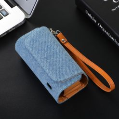 Lacné Kryty | Puzdro Business case denim modré – IQOS 3.0 / IQOS 3 DUO | Lacné Kryty