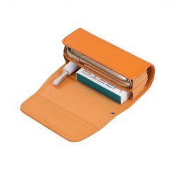 Puzdro Business case oranžové – IQOS 3.0 / IQOS 3 DUO | Lacné Kryty Lacné Kryty | Puzdro Business case oranžové – IQOS 3.0 / IQOS 3 DUO | Lacné Kryty