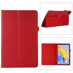 Knižkové puzdro Litchi Skin case červené – Honor Pad 8 | Lacné Kryty Lacné Kryty | Knižkové puzdro Litchi Skin case červené – Honor Pad 8 | Lacné Kryty
