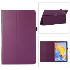 Knižkové puzdro Litchi Skin case fialové – Honor Pad 8 | Lacné Kryty Lacné Kryty | Knižkové puzdro Litchi Skin case fialové – Honor Pad 8 | Lacné Kryty