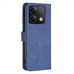 Lacné Kryty | Knižkové puzdro Rhombus modré – Xiaomi Redmi Note 13 (4G) | Lacné Kryty