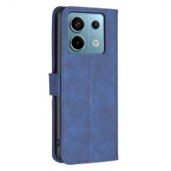 Lacné Kryty | Knižkové puzdro Rhombus modré – Xiaomi Redmi Note 13 Pro 5G / Poco X6 5G | Lacné Kryty