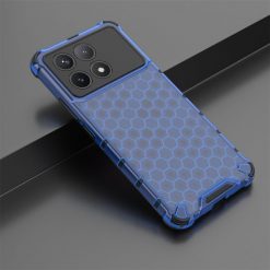 Odolný kryt Honeycomb Armor modrý – Xiaomi Poco X6 Pro | Lacné Kryty Lacné Kryty | Odolný kryt Honeycomb Armor modrý – Xiaomi Poco X6 Pro | Lacné Kryty