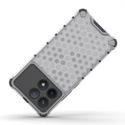 Lacné Kryty | Odolný kryt Honeycomb Armor transparentný – Xiaomi Poco X6 Pro | Lacné Kryty