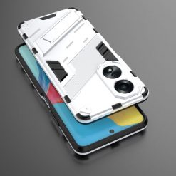 Lacné Kryty | Odolný Kryt Punk armor case biely – Oppo A58 | Lacné Kryty