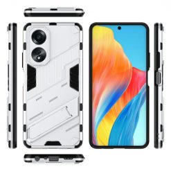 Lacné Kryty | Odolný Kryt Punk armor case biely – Oppo A58 | Lacné Kryty