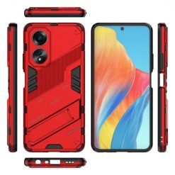 Lacné Kryty | Odolný Kryt Punk armor case červený – Oppo A58 | Lacné Kryty
