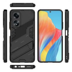 Lacné Kryty | Odolný Kryt Punk armor case čierny – Oppo A58 | Lacné Kryty