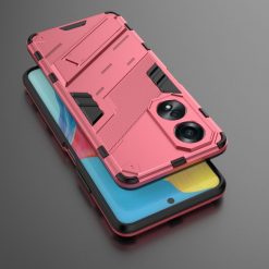 Lacné Kryty | Odolný Kryt Punk armor case ružový – Oppo A58 | Lacné Kryty