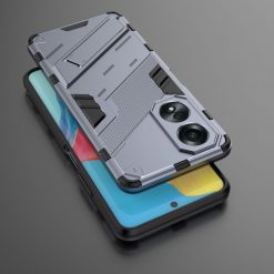 Lacné Kryty | Odolný Kryt Punk armor case sivý – Oppo A58 | Lacné Kryty