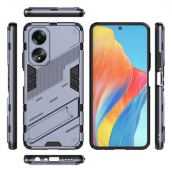 Lacné Kryty | Odolný Kryt Punk armor case sivý – Oppo A58 | Lacné Kryty
