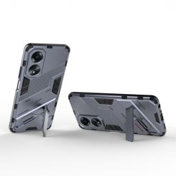 Lacné Kryty | Odolný Kryt Punk armor case sivý – Oppo A58 | Lacné Kryty