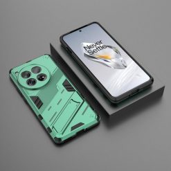 Lacné Kryty | Odolný Kryt Punk armor case zelený – OnePlus 12 | Lacné Kryty