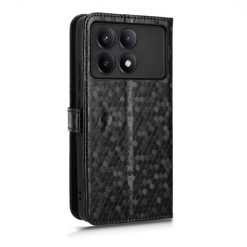 Peňaženkové puzdro Honeycomb Dot Texture Case čierne – Xiaomi Poco X6 Pro | Lacné Kryty Lacné Kryty | Peňaženkové puzdro Honeycomb Dot Texture Case čierne – Xiaomi Poco X6 Pro | Lacné Kryty