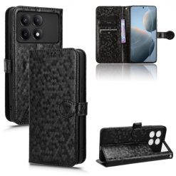 Peňaženkové puzdro Honeycomb Dot Texture Case čierne – Xiaomi Poco X6 Pro | Lacné Kryty Lacné Kryty | Peňaženkové puzdro Honeycomb Dot Texture Case čierne – Xiaomi Poco X6 Pro | Lacné Kryty