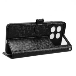 Peňaženkové puzdro Honeycomb Dot Texture Case čierne – Xiaomi Poco X6 Pro | Lacné Kryty Lacné Kryty | Peňaženkové puzdro Honeycomb Dot Texture Case čierne – Xiaomi Poco X6 Pro | Lacné Kryty