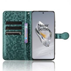 Peňaženkové puzdro Honeycomb Dot Texture Case zelené – OnePlus 12 | Lacné Kryty Lacné Kryty | Peňaženkové puzdro Honeycomb Dot Texture Case zelené – OnePlus 12 | Lacné Kryty