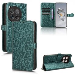 Peňaženkové puzdro Honeycomb Dot Texture Case zelené – OnePlus 12 | Lacné Kryty Lacné Kryty | Peňaženkové puzdro Honeycomb Dot Texture Case zelené – OnePlus 12 | Lacné Kryty