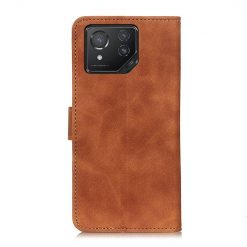 Lacné Kryty | Peňaženkové puzdro Khazneh hnedé – Asus ROG Phone 8 / 8 Pro | Lacné Kryty