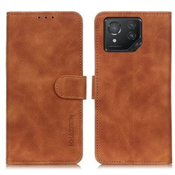 Lacné Kryty | Peňaženkové puzdro Khazneh hnedé – Asus ROG Phone 8 / 8 Pro | Lacné Kryty