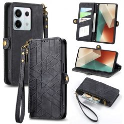 Lacné Kryty | Peňaženkové puzdro Purse case čierne – Xiaomi Redmi Note 13 Pro (4G) | Lacné Kryty