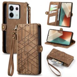 Peňaženkové puzdro Purse case hnedé – Xiaomi Redmi Note 13 Pro (4G) | Lacné Kryty Lacné Kryty | Peňaženkové puzdro Purse case hnedé – Xiaomi Redmi Note 13 Pro (4G) | Lacné Kryty