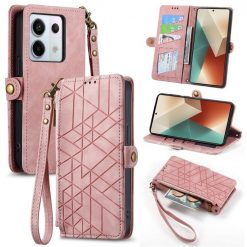 Peňaženkové puzdro Purse case ružové – Xiaomi Redmi Note 13 Pro (4G) | Lacné Kryty Lacné Kryty | Peňaženkové puzdro Purse case ružové – Xiaomi Redmi Note 13 Pro (4G) | Lacné Kryty
