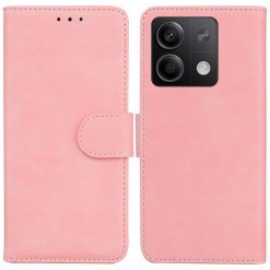 Lacné Kryty | Peňaženkové puzdro Solid bledoružové – Xiaomi Redmi Note 13 5G | Lacné Kryty