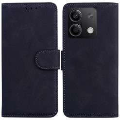 Lacné Kryty | Peňaženkové puzdro Solid čierne – Xiaomi Redmi Note 13 5G | Lacné Kryty