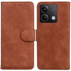 Lacné Kryty | Peňaženkové puzdro Solid hnedé – Xiaomi Redmi Note 13 5G | Lacné Kryty