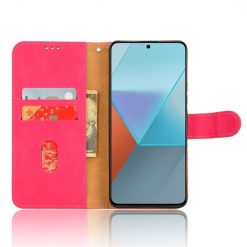 Lacné Kryty | Peňaženkové puzdro Solid ružové – Xiaomi Redmi Note 13 Pro 5G / Poco X6 5G | Lacné Kryty