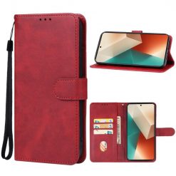 Lacné Kryty | Peňaženkové puzdro Splendid case červené – Xiaomi Redmi Note 13 (4G) | Lacné Kryty