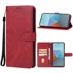 Lacné Kryty | Peňaženkové puzdro Splendid case červené – Xiaomi Redmi Note 13 Pro (4G) | Lacné Kryty