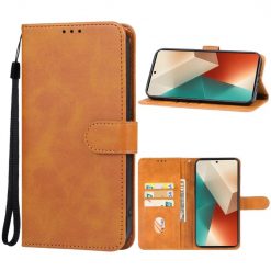 Lacné Kryty | Peňaženkové puzdro Splendid case hnedé – Xiaomi Redmi Note 13 (4G) | Lacné Kryty