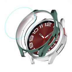Lacné Kryty | Puzdro Enkay Soft Case zelené pre Samsung Galaxy Watch 6 Classic 43mm | Lacné Kryty