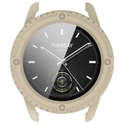 Lacné Kryty | Puzdro Gear case béžové pre Xiaomi Watch S3 | Lacné Kryty