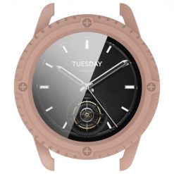 Puzdro Gear case ružové pre Xiaomi Watch S3 | Lacné Kryty Lacné Kryty | Puzdro Gear case ružové pre Xiaomi Watch S3 | Lacné Kryty