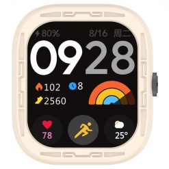 Lacné Kryty | Puzdro Splendid case béžové pre Xiaomi Redmi Watch 4 | Lacné Kryty