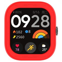 Lacné Kryty | Puzdro Splendid case červené pre Xiaomi Redmi Watch 4 | Lacné Kryty
