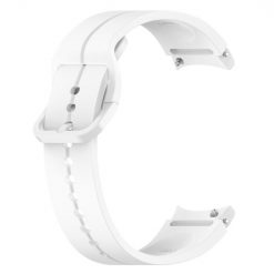 Lacné Kryty | Remienok Groove Wristband biely pre Samsung Galaxy Watch 6 Classic (43mm / 47mm) a Watch 6 (40mm / 44mm) | Lacné Kryty
