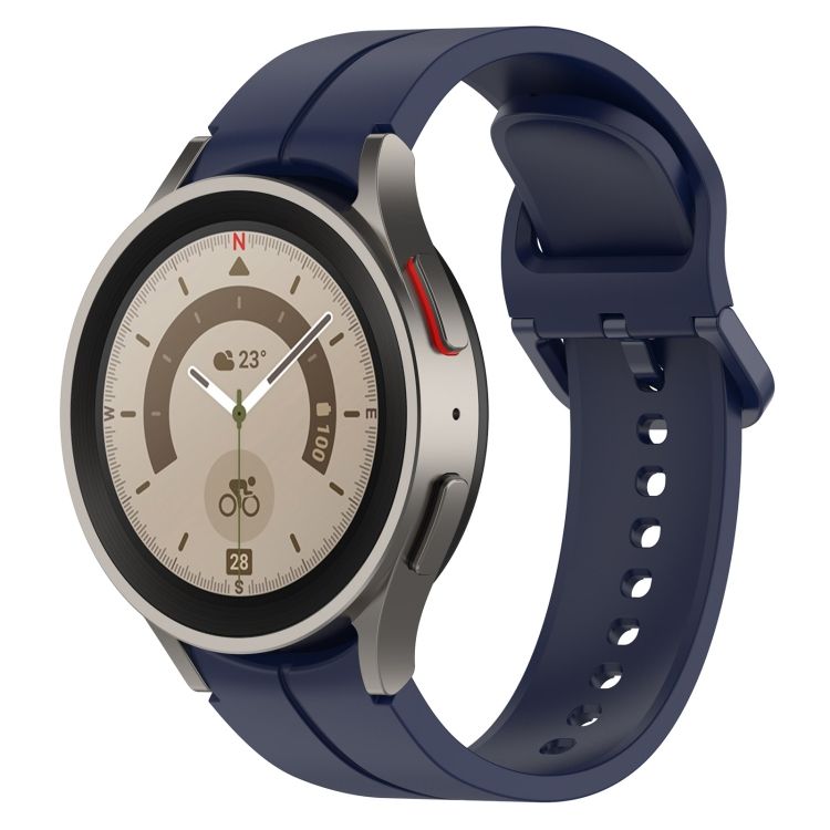 Remienok Groove Wristband tmavomodrý pre Samsung Galaxy Watch 6 Classic  a Watch 6 
