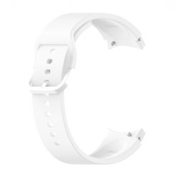 Lacné Kryty | Remienok Smooth Wristband biely pre Samsung Galaxy Watch 5 (40mm / 44mm) a Watch 5 Pro 45mm | Lacné Kryty