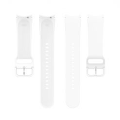 Lacné Kryty | Remienok Smooth Wristband biely pre Samsung Galaxy Watch 5 (40mm / 44mm) a Watch 5 Pro 45mm | Lacné Kryty