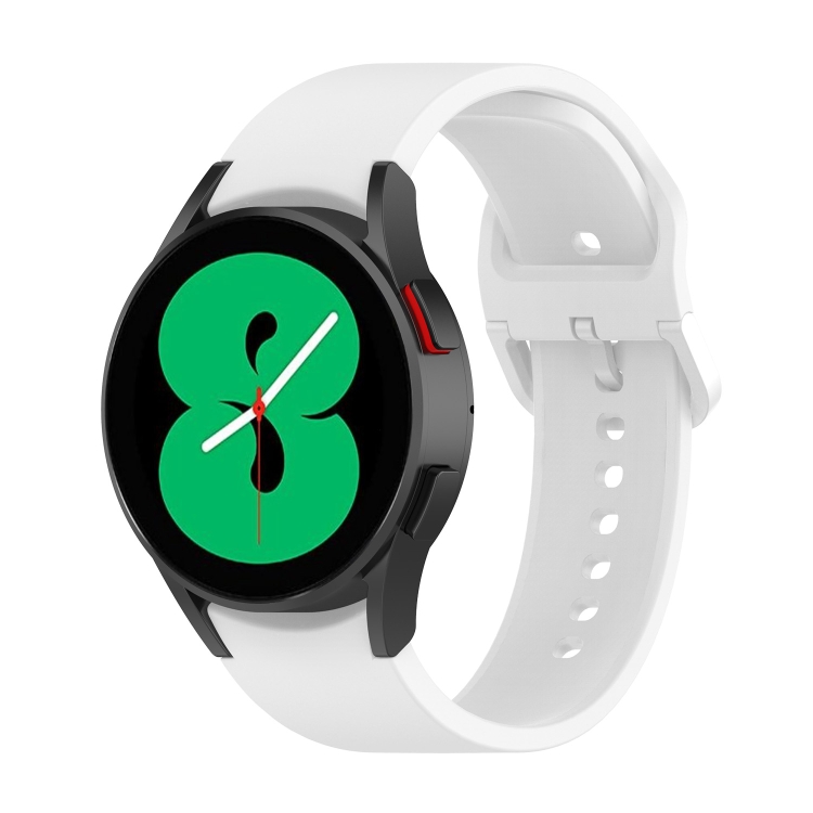 Remienok Smooth Wristband biely pre Samsung Galaxy Watch 5  a Watch 5 Pro 45mm