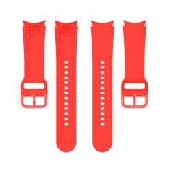 Lacné Kryty | Remienok Smooth Wristband červený pre Samsung Galaxy Watch 5 (40mm / 44mm) a Watch 5 Pro 45mm | Lacné Kryty